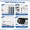 Costway Portable Air Conditioner 9000 BTU 3 in 1 AC Unit with Fan Dehumidifier Sleep Mode 6250 BTU(9000BTU ASHRAE)